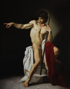 Roberto Ferri San Giovanni, tempera grassa su tela, 182 x 147 cm, 2019 Ⓒ 2022 Roberto Ferri - All right reserved